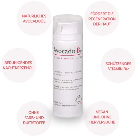 Avocado.B12 Baby- und Kindercreme 140 ml