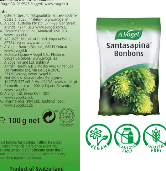 A.Vogel Santasapina® Bonbons 100 g