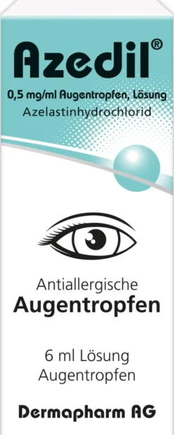 Azedil 0,5 mg Pro ml Lösung 6 ml Augentropfen