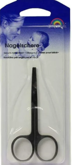 Babyschere 9 cm Gebogen