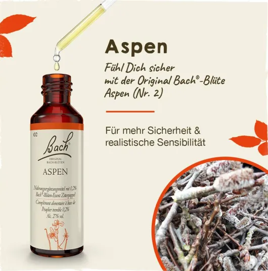 Bachblüten Aspen 20 ml Tropfen