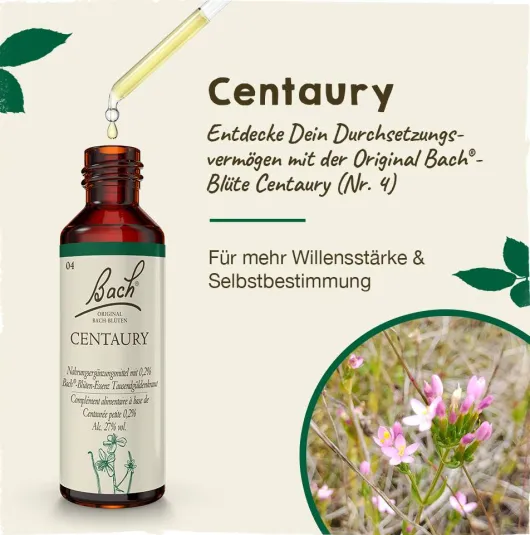 Bachblüten Centaury 20 ml Tropfen