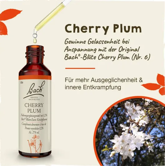 Bachblüten Cherry Plum 20 ml Tropfen