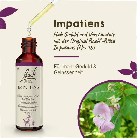 Bachblüten Impatiens 20ml Tropfen