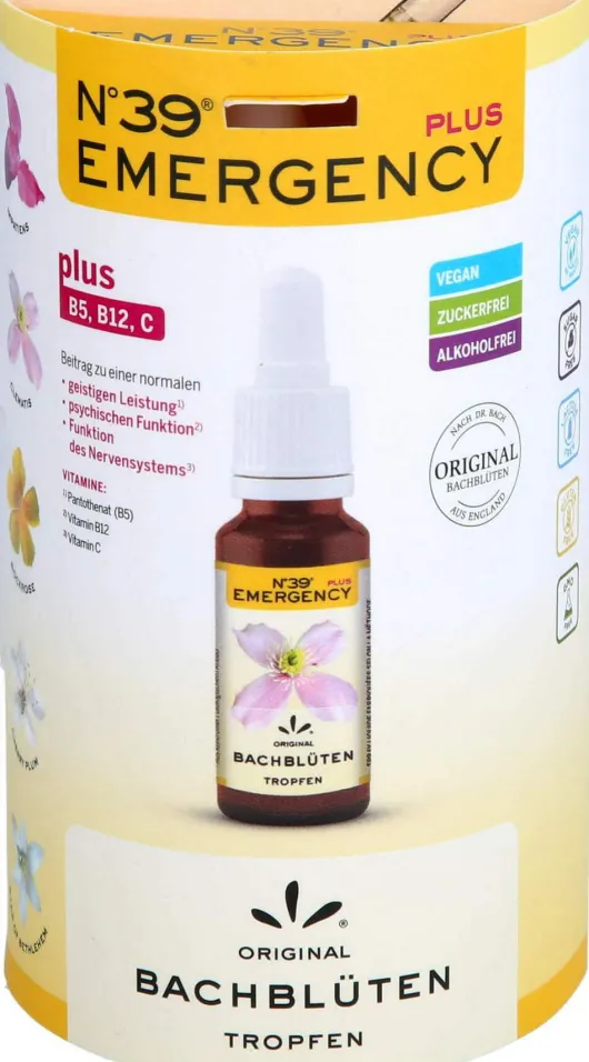 Bachblüten No.39 Emergency Plus Tropf.Z.Einnehm 20