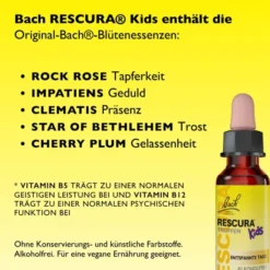 Bachblüten Rescura Kids Tropfen alkoholfrei 10 ml
