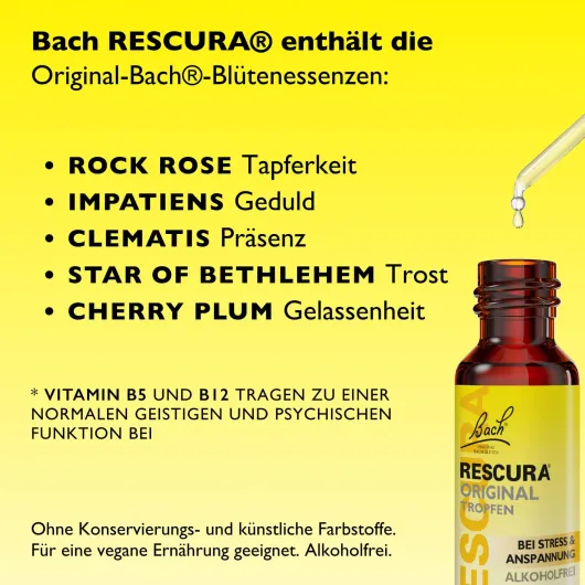 Bachblüten Rescura 10 ml Tropfen alkoholfrei