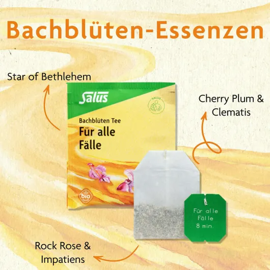 Bachblüten Tee Für Alle Fälle 15 Filterbeutel