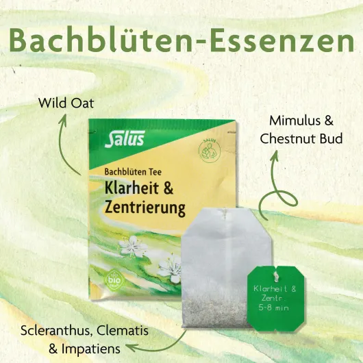 Bachblütentee Klarheit & Zentrierung 15 Filterbeutel