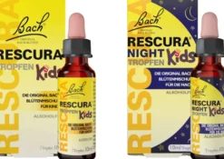 Bach Original Rescura Kids 10 ml Tropfen + Rescura Night Kids alkoholfrei 10 ml Tropfen