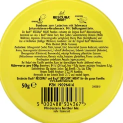 Bach Original Rescura Night 50 g Pastillen