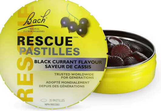 Bach Original Rescura Schwarze Johannisbeere 50 g Pastillen