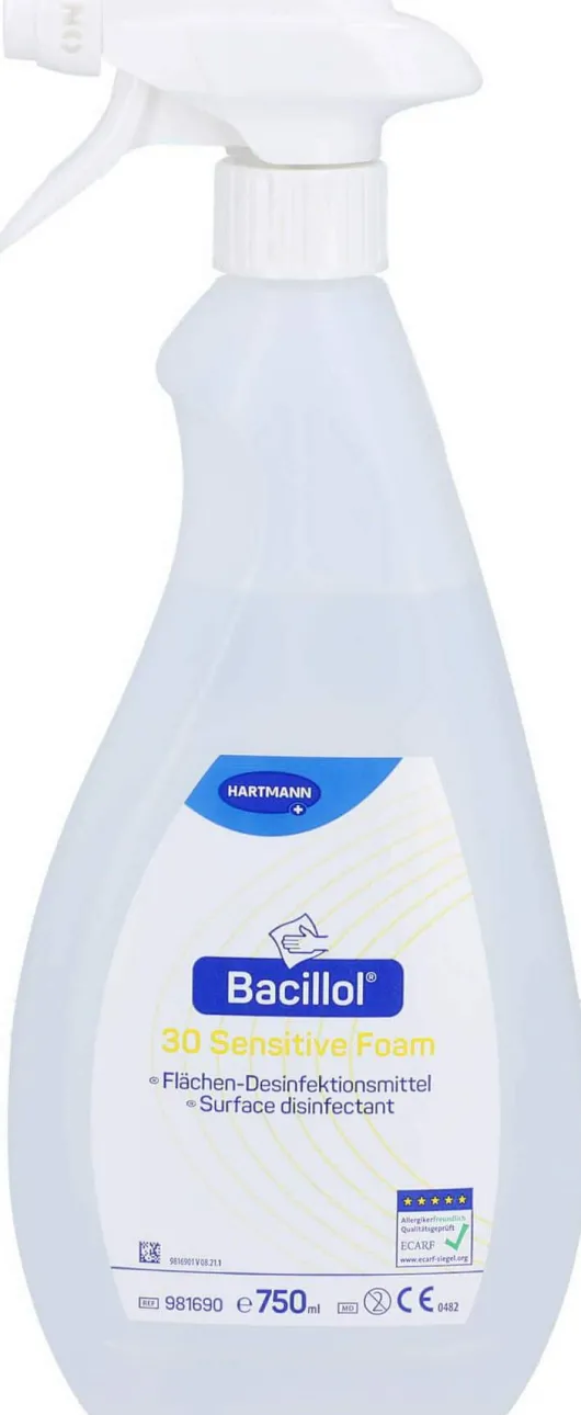 Bacillol 30 Sensitive Foam Flasche Mit Schaumsprühkopf 750 ml