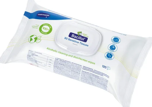 Bacillol 30 Sensitive Green Tissues 120 Tücher