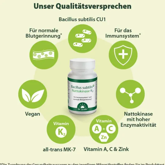 Bacillus Subtilis Plus Dr.Jacob s 60 Kapseln