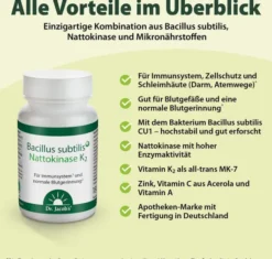 Bacillus Subtilis Plus Dr.Jacob s 60 Kapseln