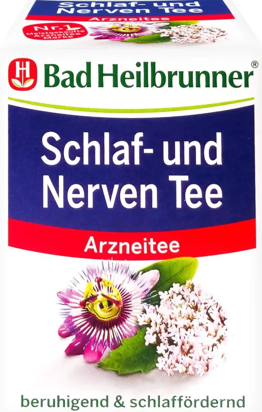 Bad Heilbrunner Schlaf- und Nerventee 8 Filterbeutel
