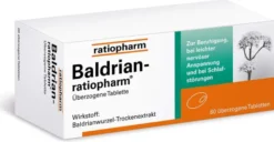 Baldrian-ratiopharm 60 Überzogene Tabletten