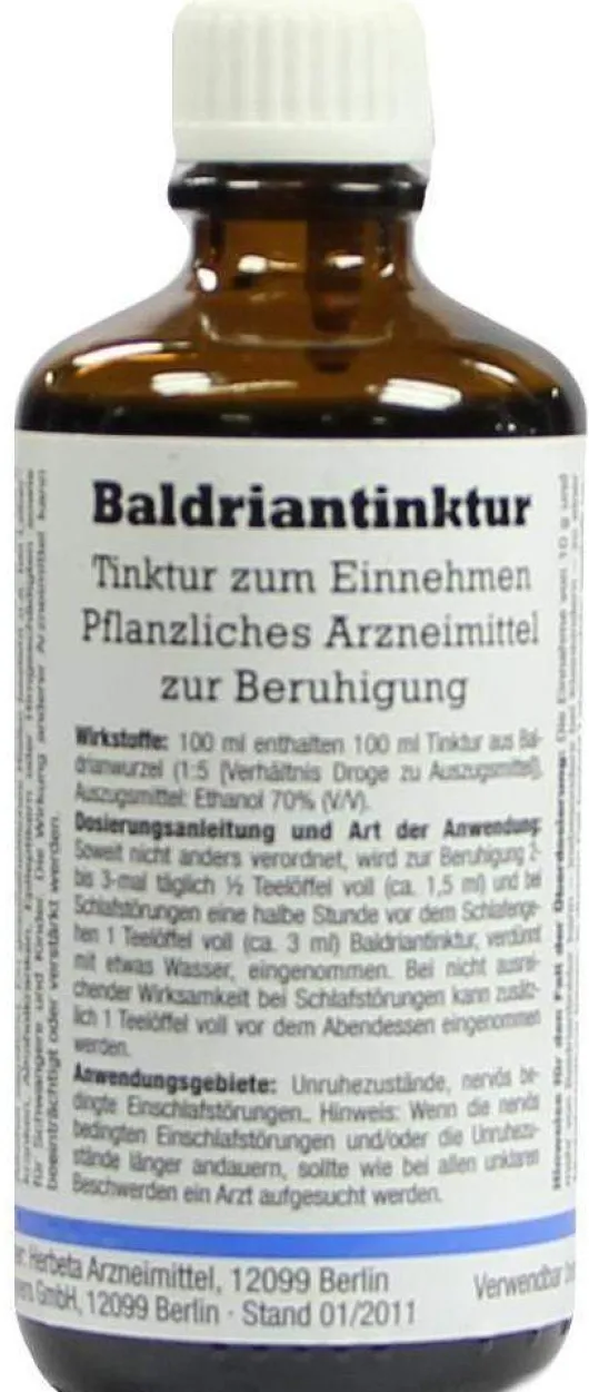 Baldrian Tinktur Herbeta Dab 8 100 ml Tinktur