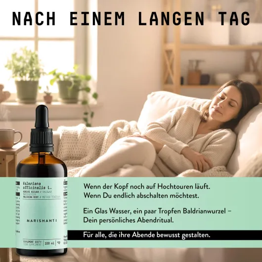 Baldrianwurzel Extrakt Kräuter Tropfen alkoholfrei 100 ml
