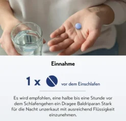 Baldriparan Stark für die Nacht 60 überzogene Tabletten