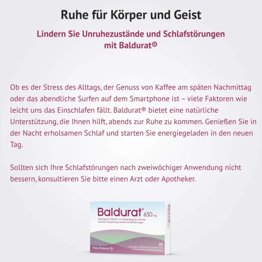 Baldurat 20 Filmtabletten