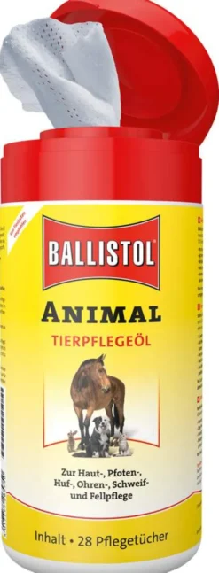 Ballistol Animal Pflegetücher Spenderbox vet. 28 Stück