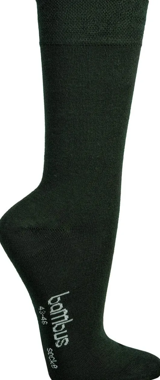 Bambus Wellness-Socken 35-38 Anthrazit 3 Paar