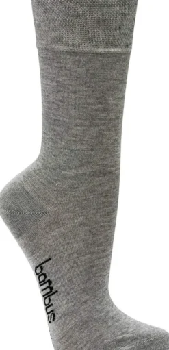 Bambus Wellness-Socken 35-38 Beige 3 Paar + gratis Latschenkiefer Einreibung 250 ml