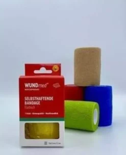 Bandage selbsthaftend 7,5 cm x 4,5 m farblich sortiert