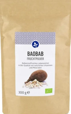Baobab Bio Fruchtpulver 300 G