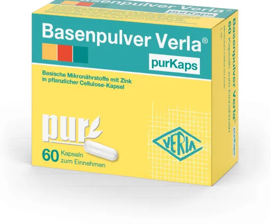 Basenpulver Verla purKaps 60 Kapseln