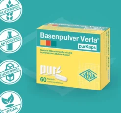 Basenpulver Verla purKaps 60 Kapseln