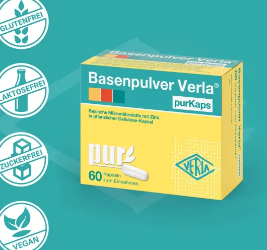 Basenpulver Verla purKaps 60 Kapseln