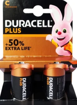 Batterien Baby Lr14c Mn1400 Duracell Plus 2 Stück