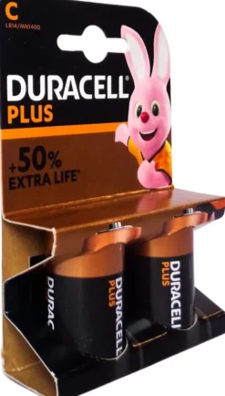 Batterien Baby Lr14c Mn1400 Duracell Plus 2 Stück