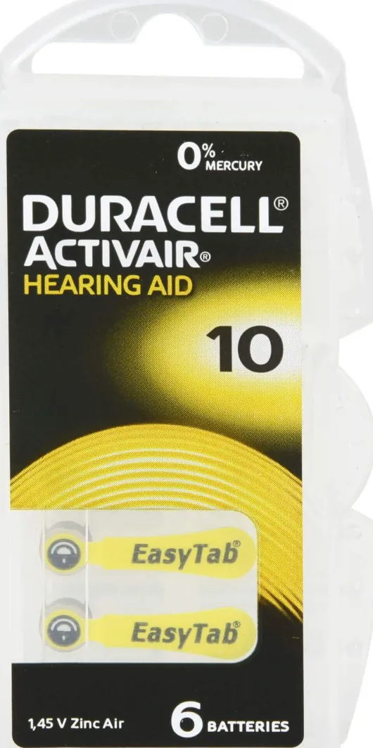 Batterien Für Hörgeräte Duracell 10 6 Stück