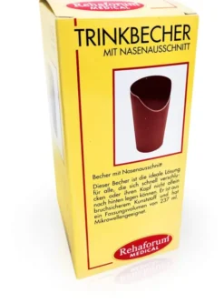 Becher Mit Nasenausschnitt Hellblau 1 Stück
