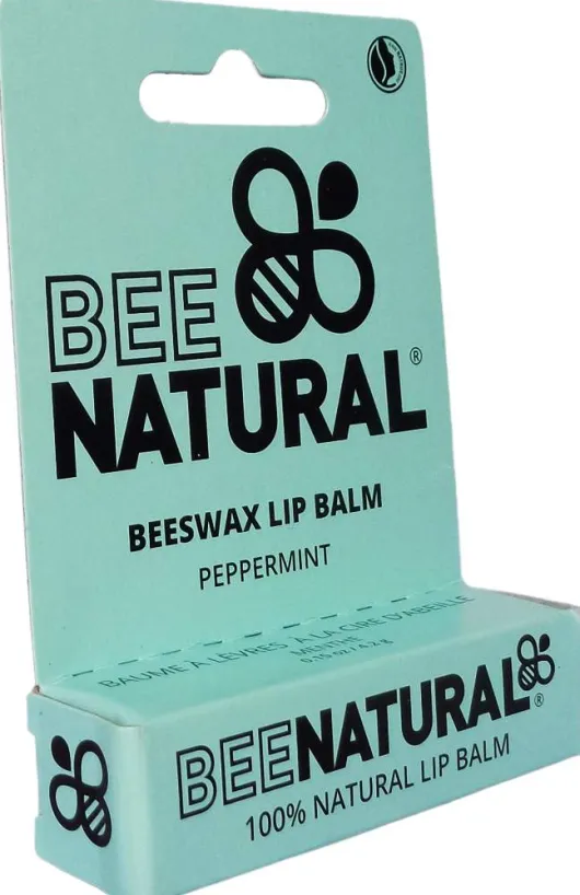 Bee Natural Lip Balm Peppermint-Pfefferminz