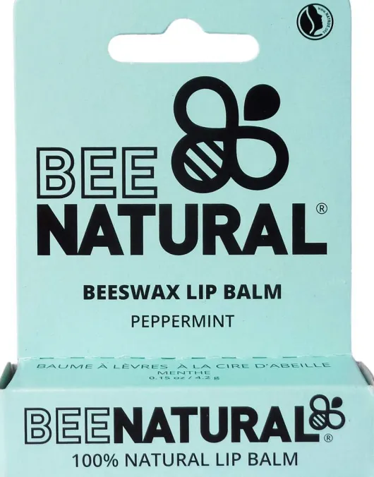 Bee Natural Lip Balm Peppermint-Pfefferminz