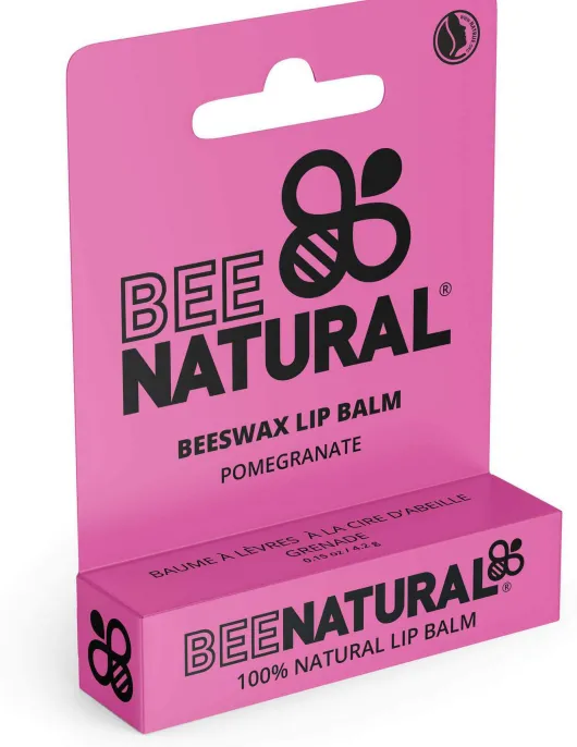 Bee Natural Lip Balm Pomegranate-Granatapfel 4,2 G Stift