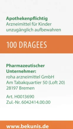 Bekunis Dragees Bisacodyl 5 mg 100 magensaftresistente Tabletten