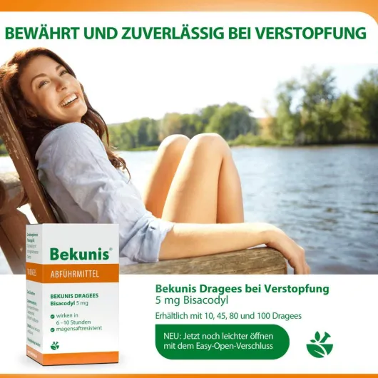Bekunis Dragees Bisacodyl 5 mg 80 Magensaftresistente Tabl.
