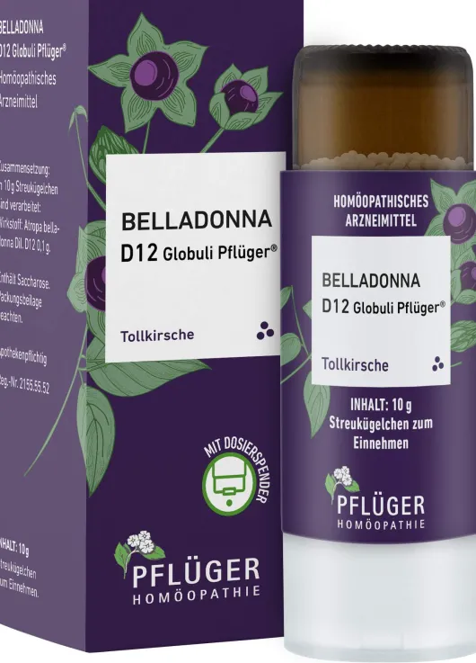 Belladonna D12 Globuli Pflüger 10g