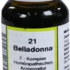 Belladonna F Komplex Nr. 21 20 ml Dilution