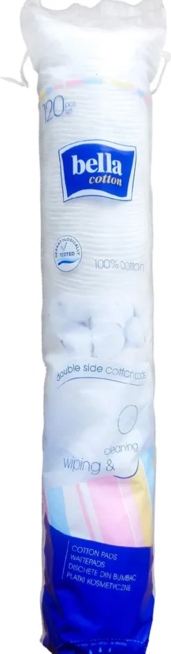 Bella Duo-Wattepads Rund Cotton 120 Stück