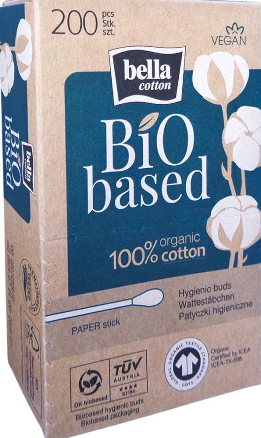 Bella Wattestäbchen Cotton Bio Based