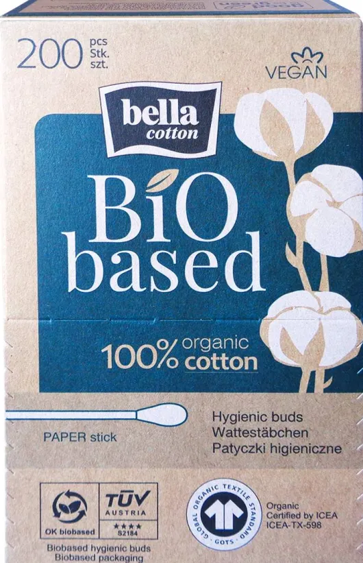 Bella Wattestäbchen Cotton Bio Based