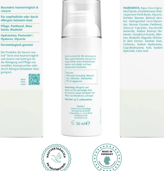 Benevi Neutral Gesichtscreme 50 ml