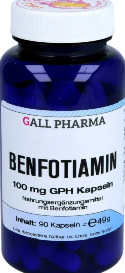 Benfotiamin 100 mg Gph Kapseln 90 Kapseln